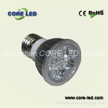E27 socket with 5W led spotlight
